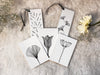 Black & White Floral Collection - Small