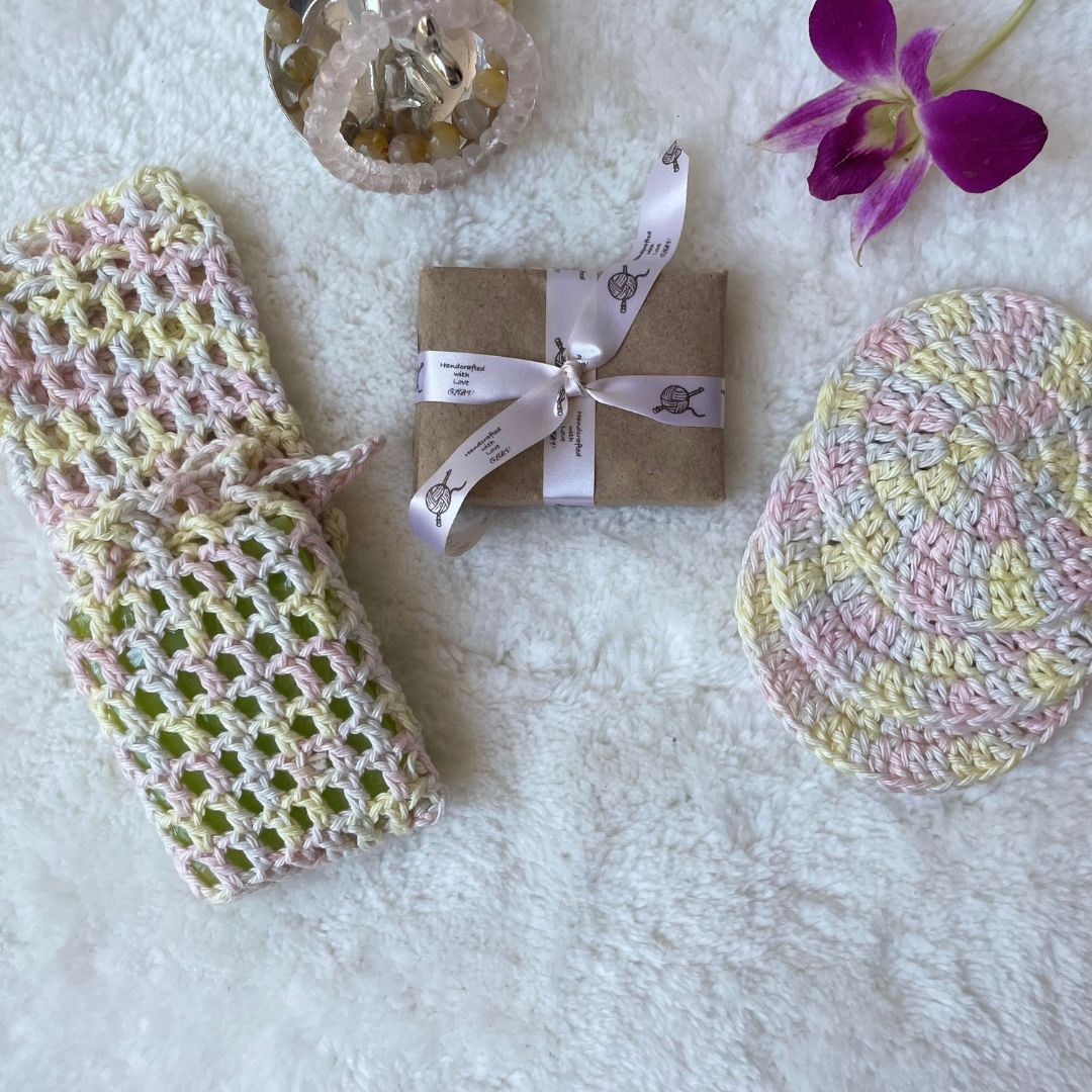 Self Care Crochet Bath Set