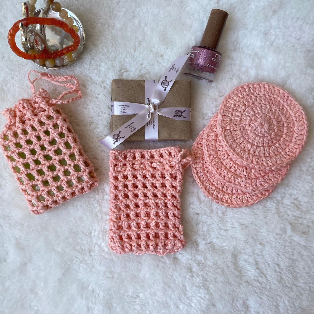 Self Care Crochet Bath Set