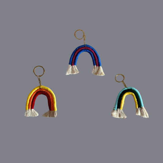 Eco-friendly Rainbow Key Rings