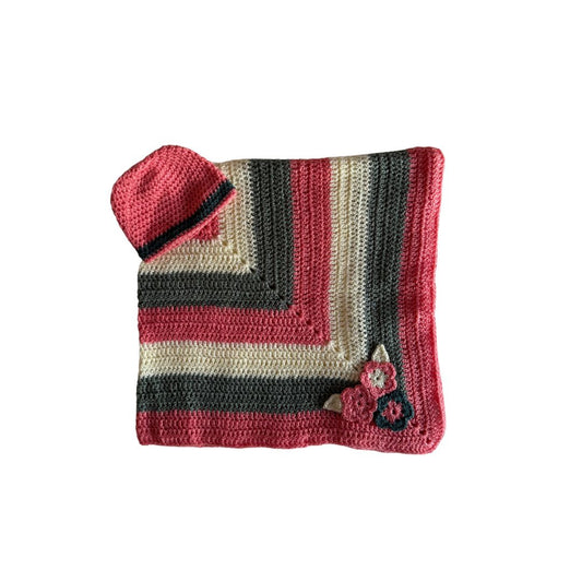 Serenity in Stripes Crochet Baby Blanket