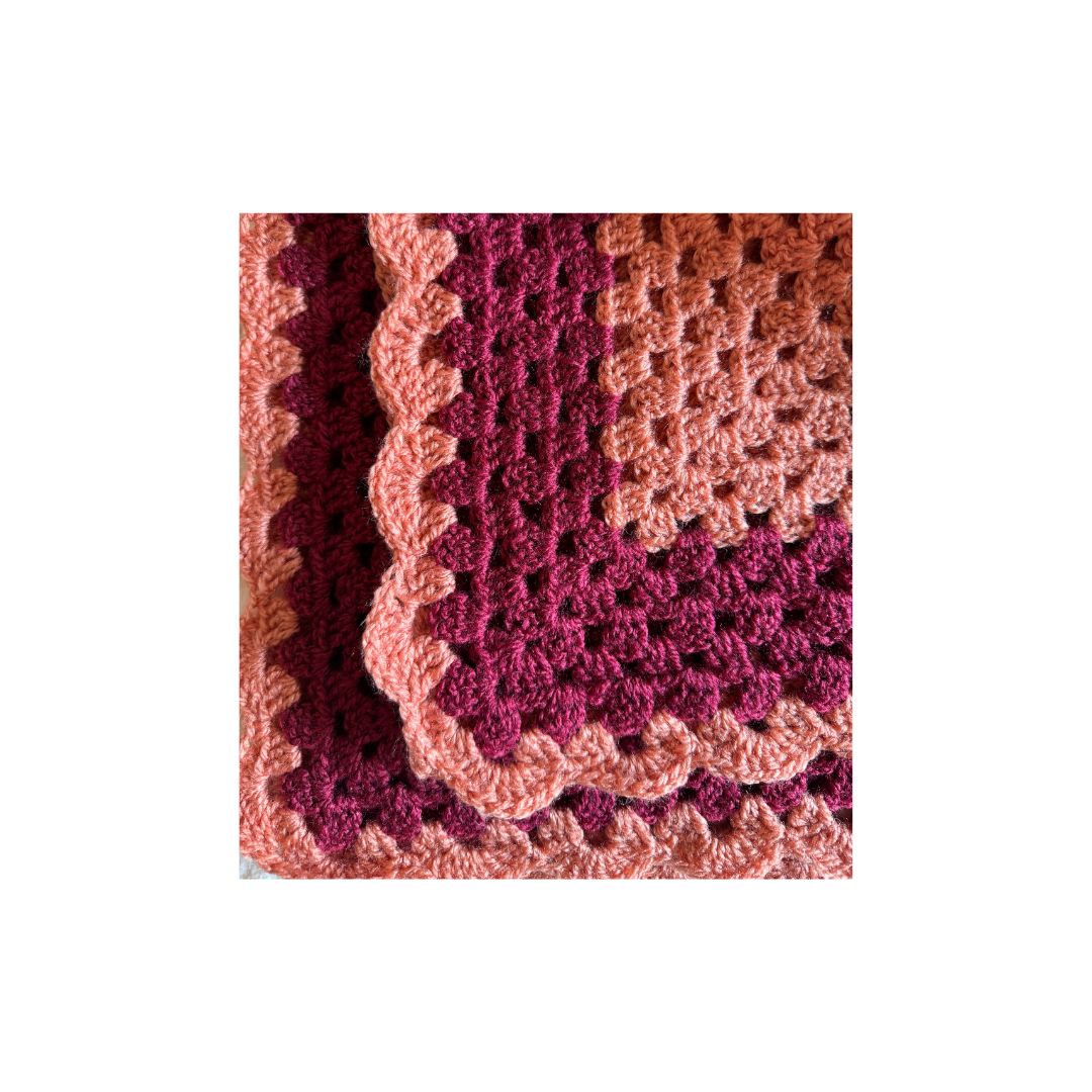 Spiced Autumn Crochet Baby Blanket