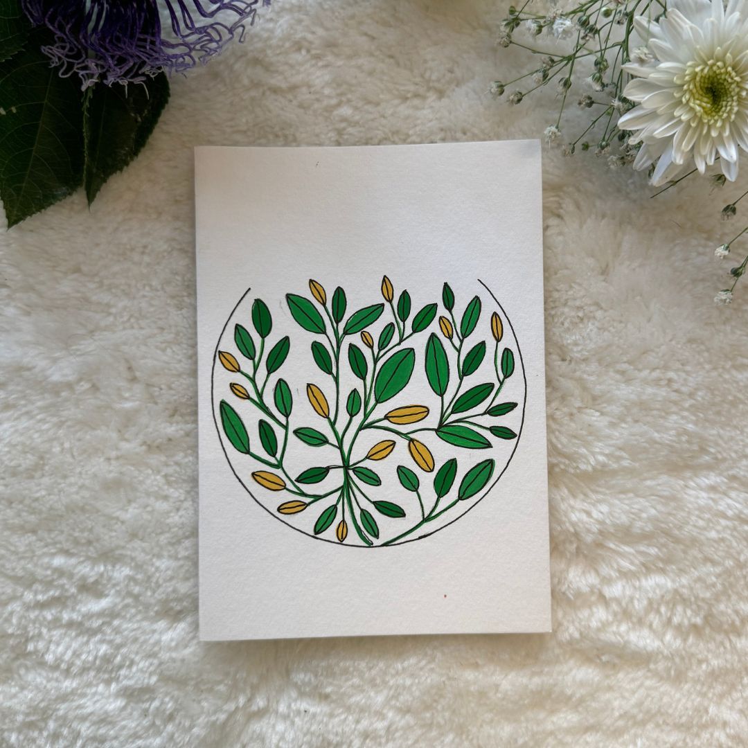 Abstract Bloom Mandala Card