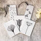 Black & White Floral Collection - Small