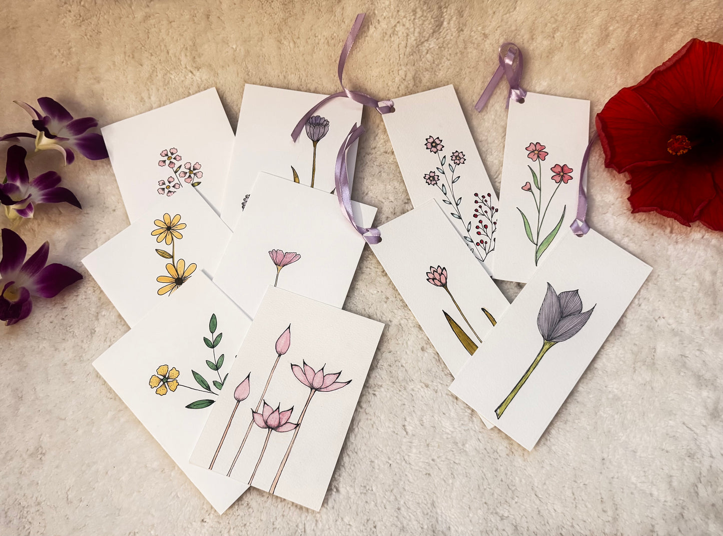 Watercolor Floral Collection - Large