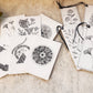 Black & White Floral Collection - Large