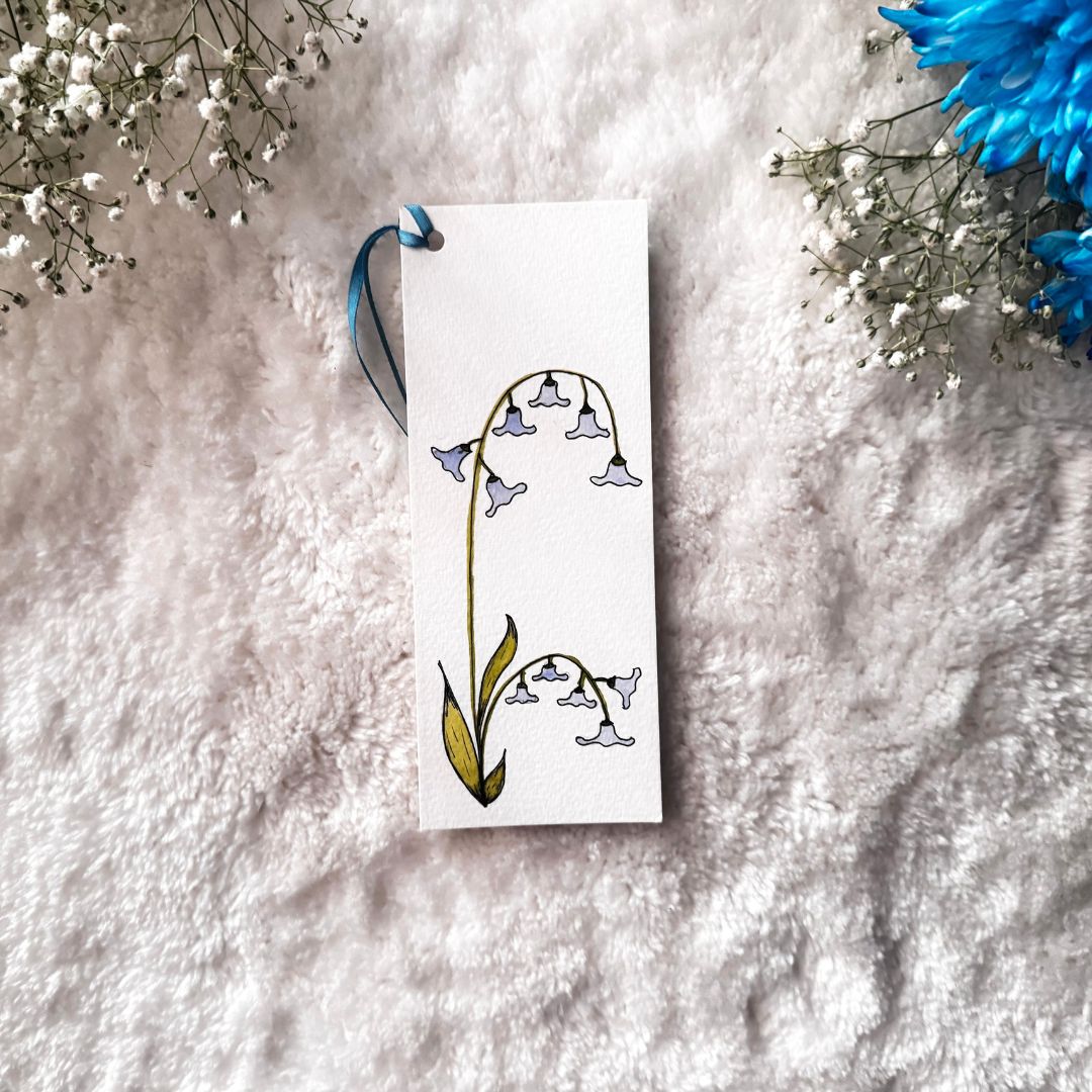 Watercolor Handmade Floral Bookmarks